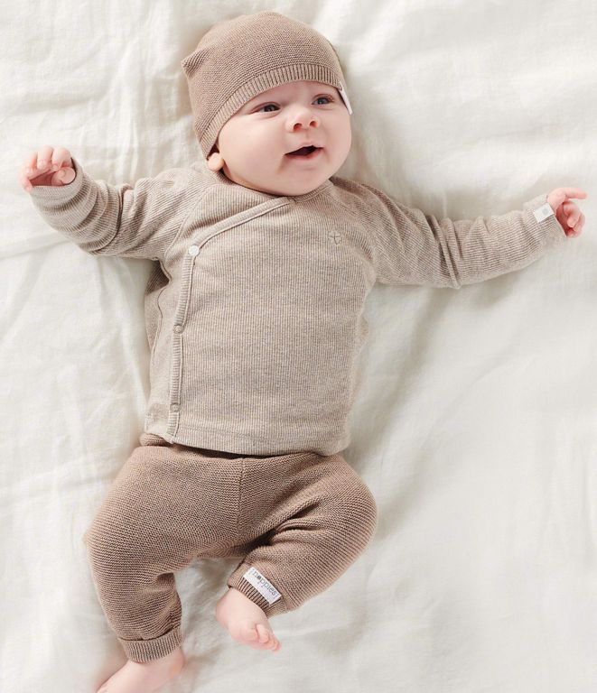 Baby Wrap Shirt taupe