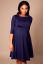 Preview: Maternity dress with submarine neckline navy