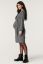 Preview: Organic Knit Maternity Dress with Tie Belt grey