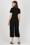 Preview: Crepe Maternity and Nursing Jumpsuit with Button Placket black