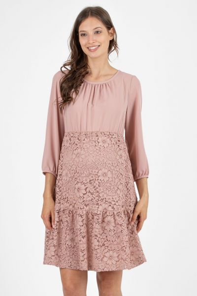 Maternity Dress with Lace