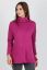 Preview: Turtleneck Maternity Sweater with Tie Belt fuchsia