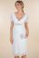 Preview: V-neck Maternity Wedding Dress with Back Neckline