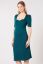 Preview: Ecovero Shift Maternity Dress with Heart Neckline forest green