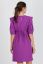 Preview: Crepe Maternity Dress With Flower Sleeves fuchsia
