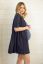 Preview: Popeline Maternity and Nursing Dress navy