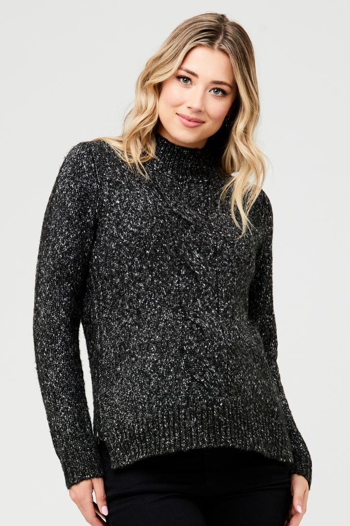 Maternity Jumper with Nursing Opening on the Side