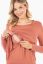 Preview: Ecovero Double Layer Maternity- and Nursing Shirt terracotta