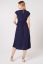 Preview: Midi Maternity Dress with Pleats navy