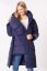 Preview: 3 in 1 Eco Maternity Coat with Baby Carrier Insert navy