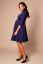 Preview: Maternity dress with submarine neckline navy