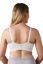 Preview: Full cup body silk seamless nursing bra, white