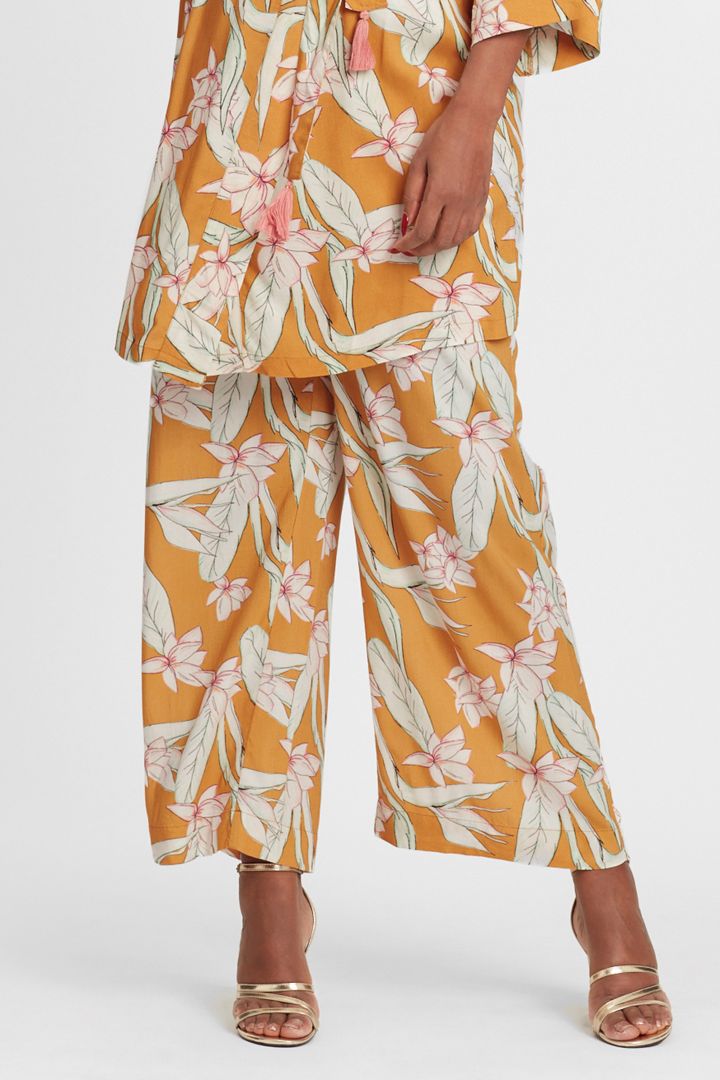 Maternity Trousers with Flower Print