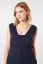 Preview: Eco Viscose Maternity and Nursing Nightgown with Cache-Coeur Neckline navy