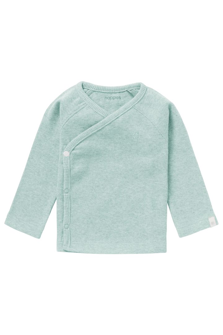 Organic Baby Wickelshirt mint