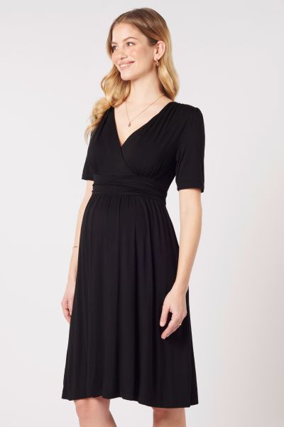 Maternity and Nursing Dress with 1/2 Sleeves