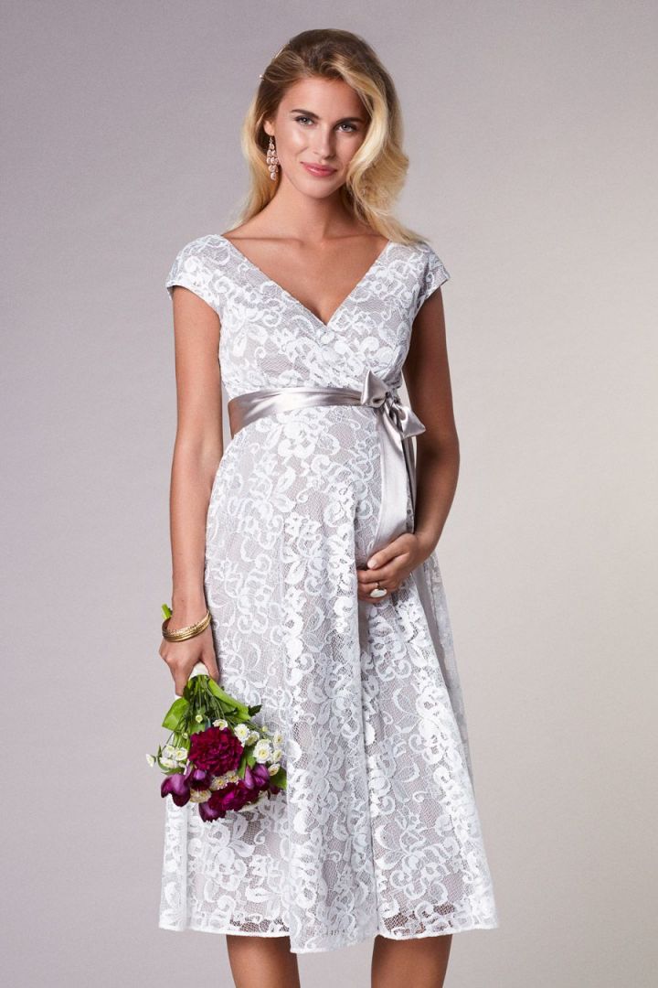 A-Line Wedding Maternity Dress