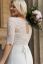Preview: Long Maternity Wedding Dress with Back Cut-Out
