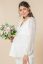 Preview: Maternity Bridal Tunic with Lace Sleeves
