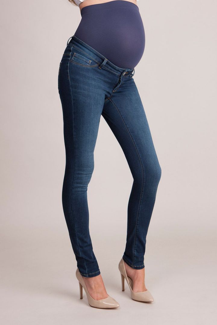 Skinny Over-Bump Jeans