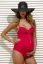 Preview: Monaco maternity swimsuit with underwire cups red