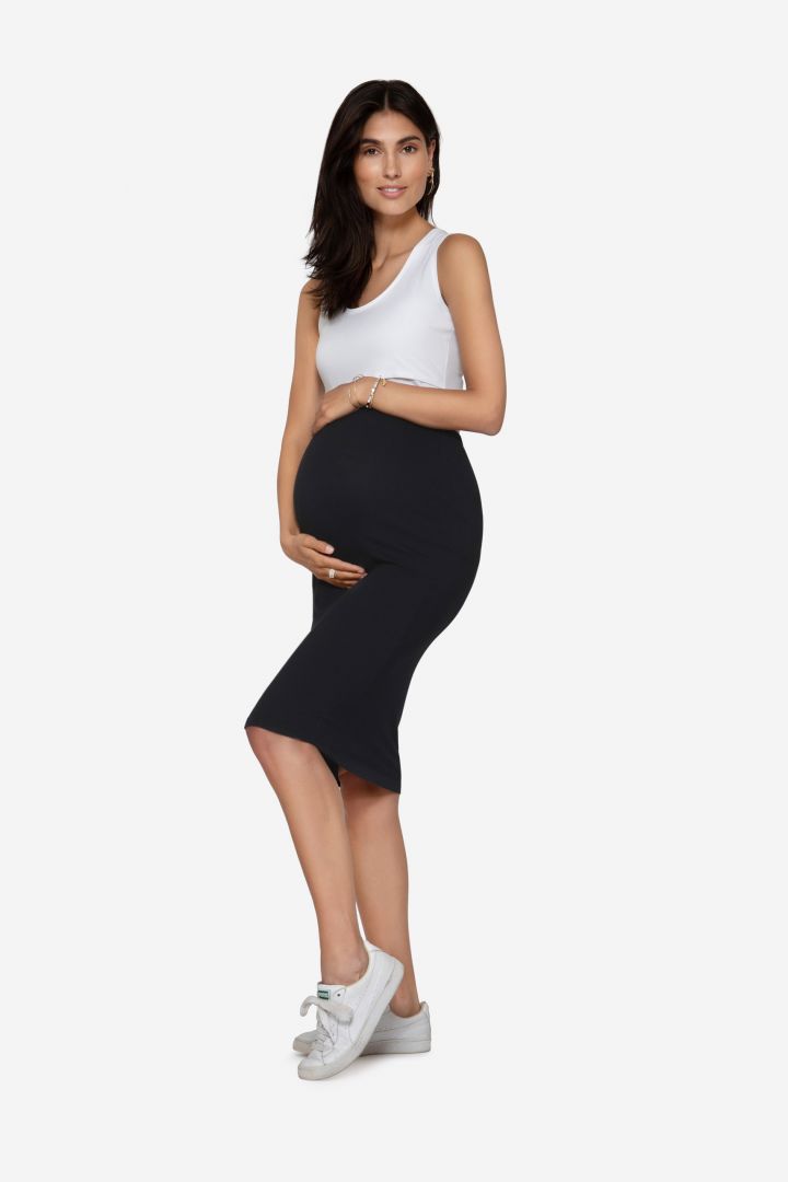 Midi Maternity Skirt made of Bamboo Viscose