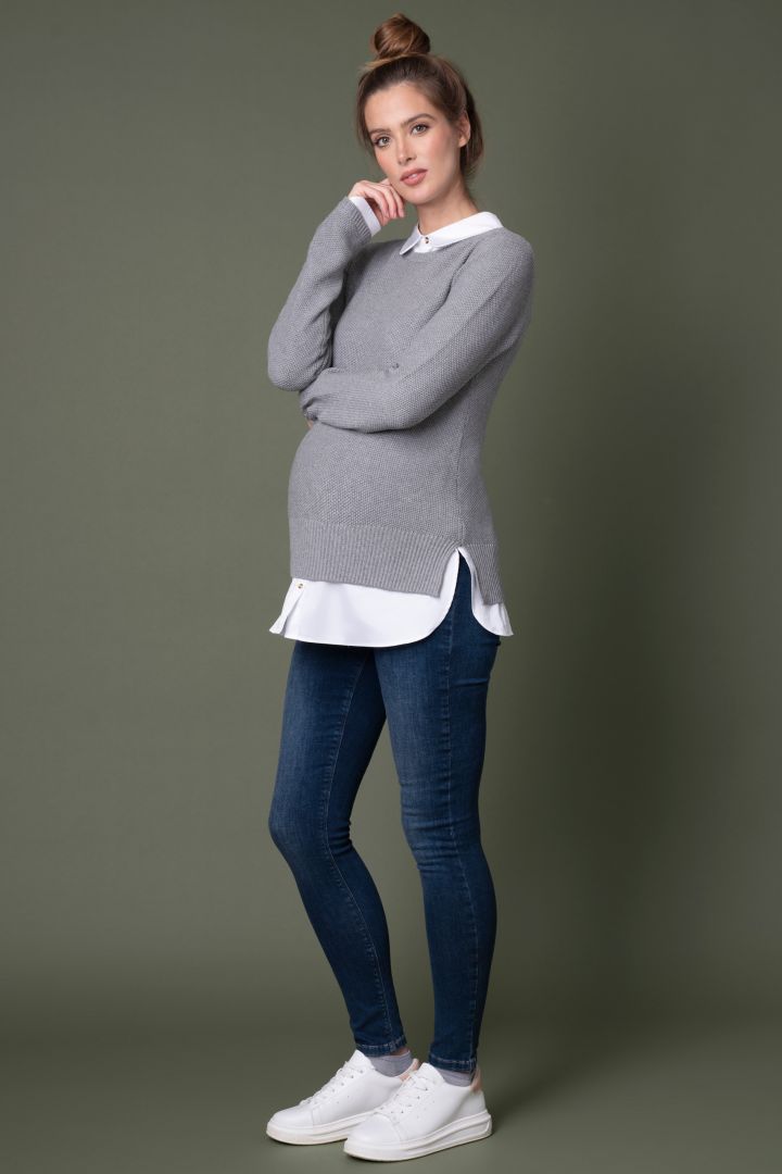 2 in 1 Maternity and Nursing Pullover and Blouse