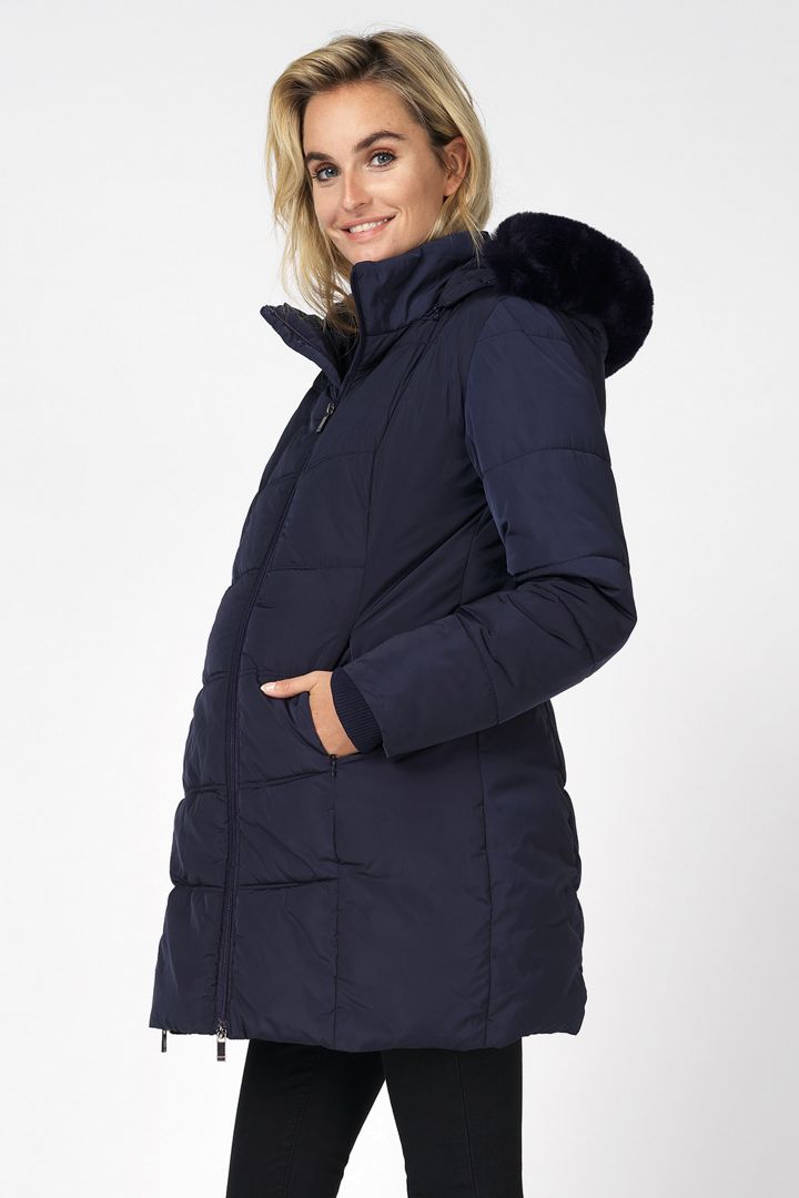 3 in 1 maternity jacket with insert in navy