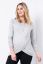 Preview: Crossover Nursing Sweater Grey Marl
