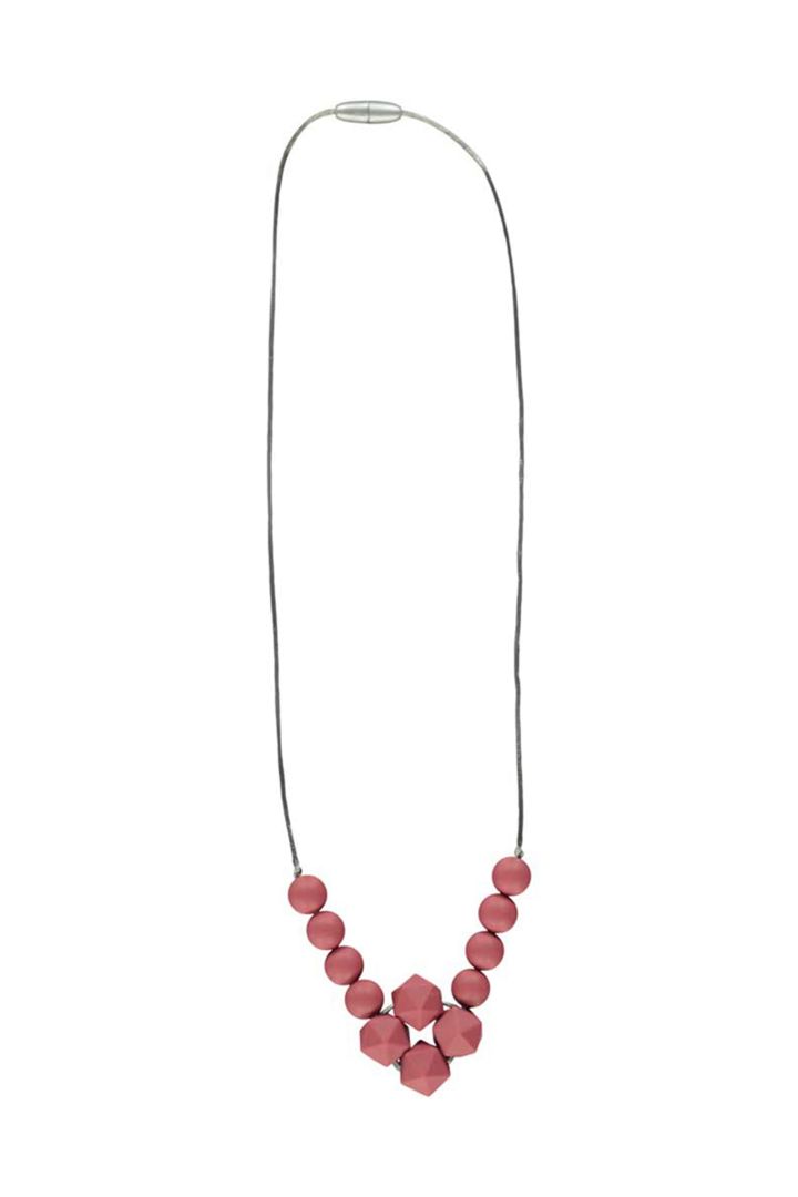 Teehting Necklace dark red