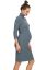 Preview: Maternity Dress Rib Knit with Turtleneck grey