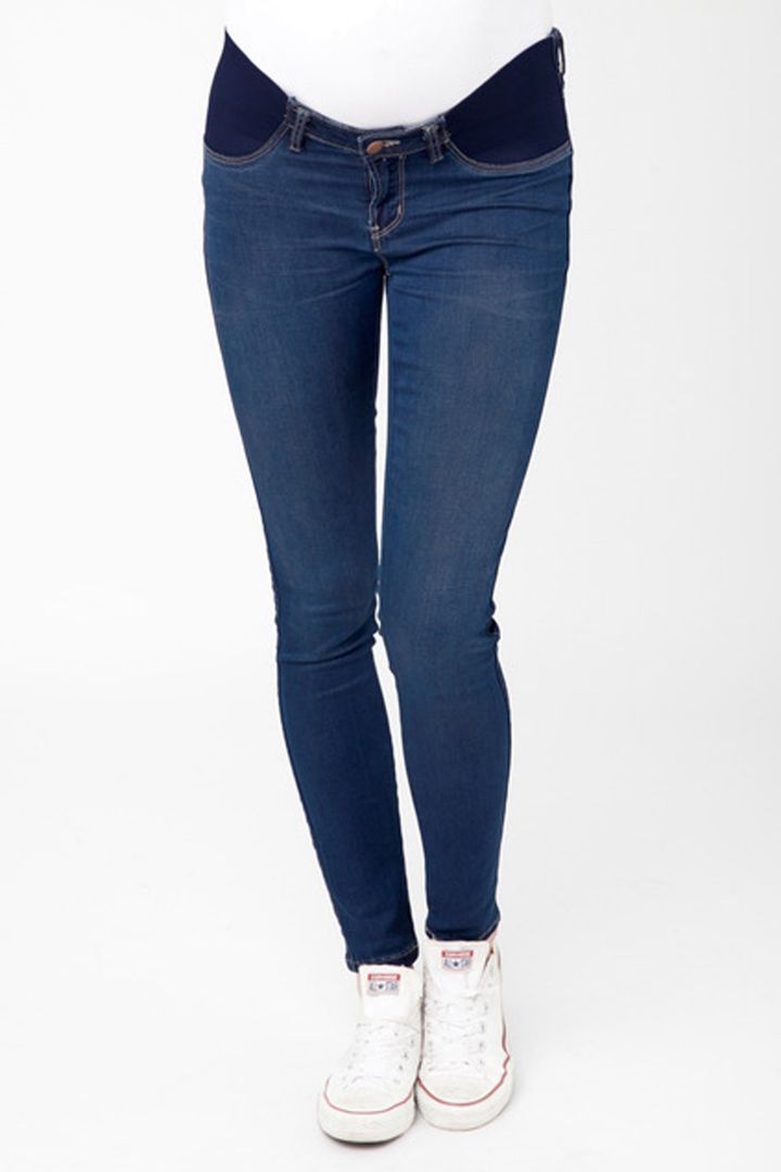 Skinny Maternity Jeans with elastic inserts