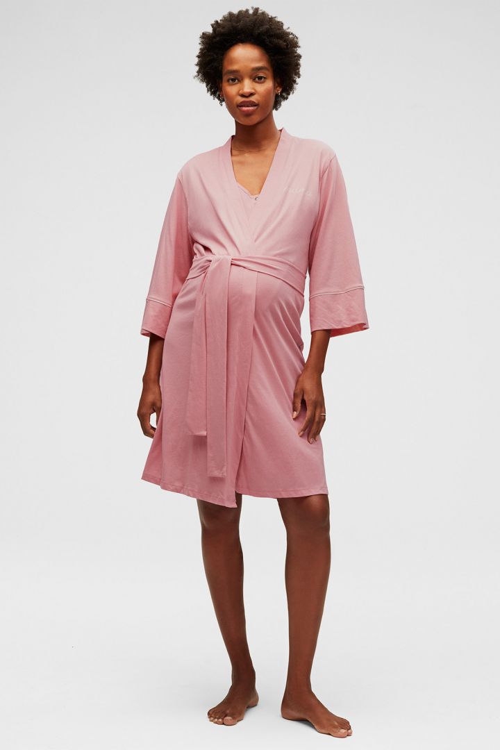 Maternity Dressing Gown Mama rose