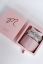 Preview: Brautkleid Schärpe mit Blumenverzierung rosa