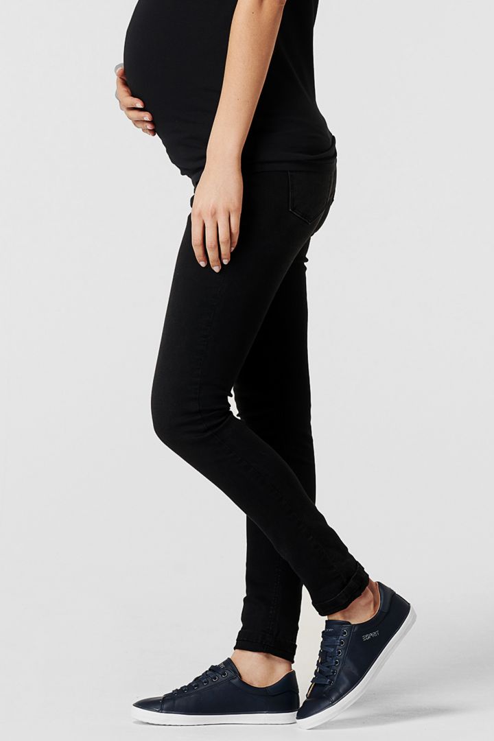 Organic Skinny Maternity Jeans black 32L