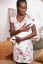 Preview: Maternity and Nursing Nightdress with Floral Print