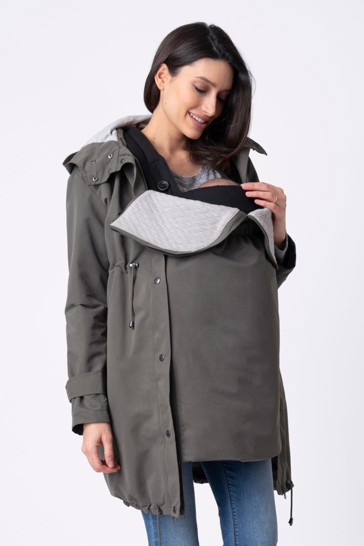Maternity Parka Lightweight with Baby Carrier