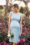 Preview: Shift Maternity Wedding Lace Dress Ice Blue