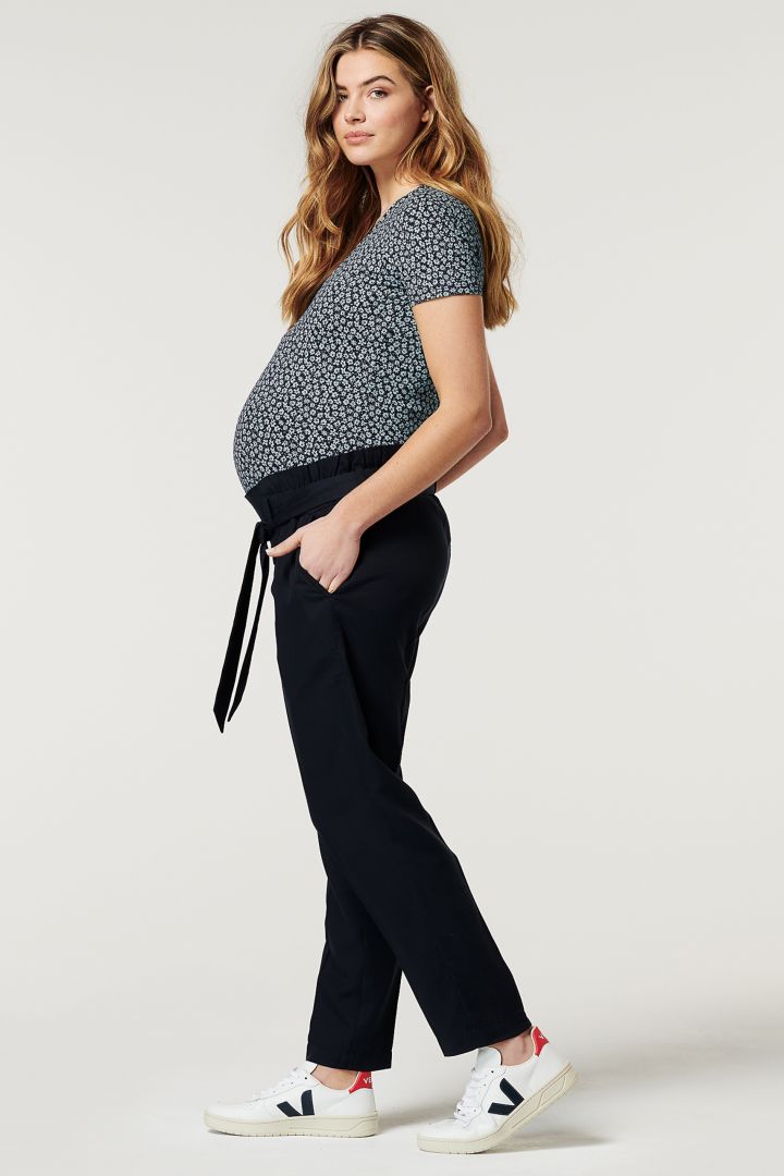 Tencel Paperbag Maternity Trousers