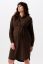 Preview: Maternity and Nursing Shirt Blouse Dress chocolate
