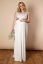 Preview: Maternity Wedding Dress with Sequined Top Long Plus Size