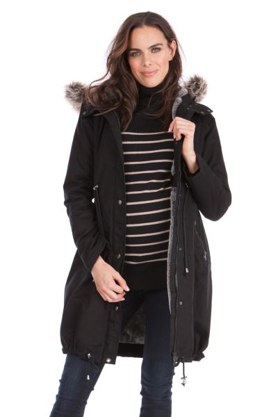 3-in-1 Premium Maternity Parka with baby carrier
