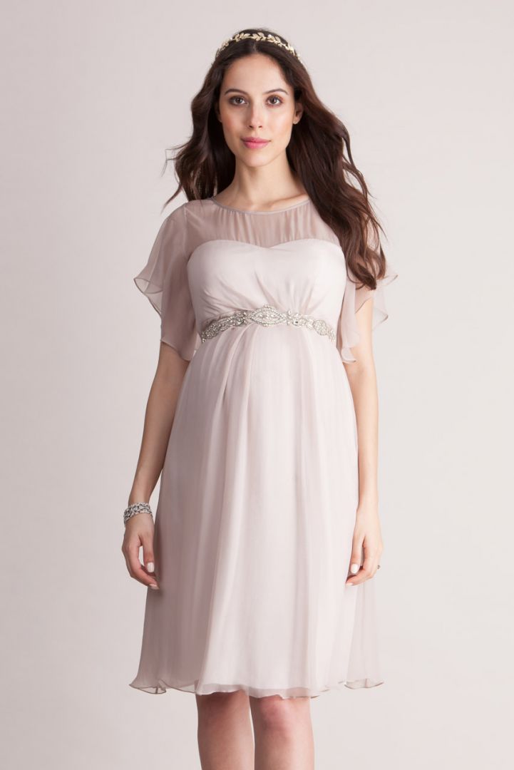 Silk Chiffon Maternity Dress