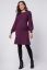 Preview: Maternity Knit Dress with Nursing Opening bordeaux