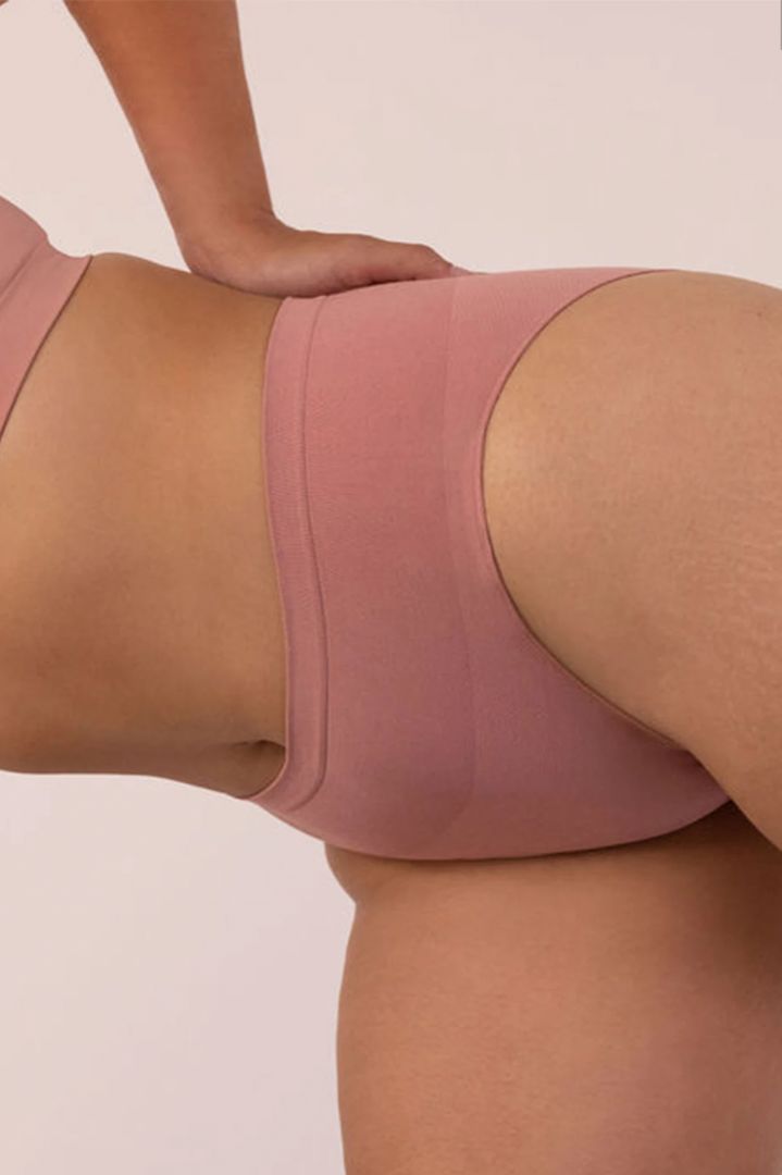 Eco High Rise Seamless Panty pink