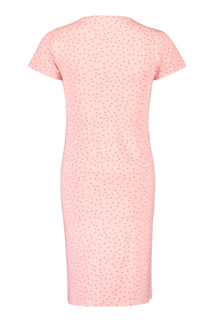 Umstands- und Still-Nachthemd aus Bio-Baumwolle rosa