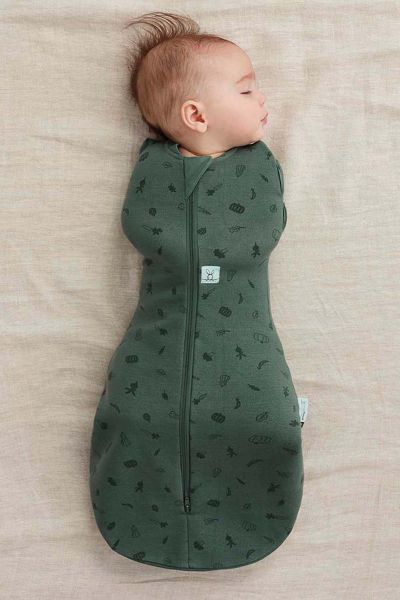 Organic Baby Sleep and Swaddle Bag Veggie 1.0 TOG