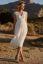 Preview: Plus Size Maternity Wedding Dress with Lace Top and Pleats