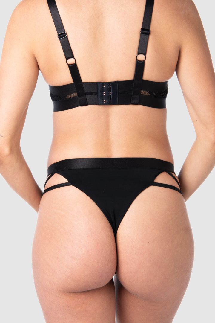 G-string with Lace and Cut Outs