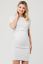 Preview: Organic Bodycon Maternity and Nursing Dress silver marle